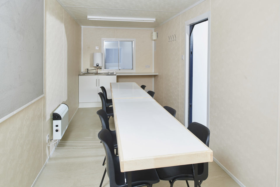 20Ft x 8Ft Stahl Anti-Vandal Kantinenkabine