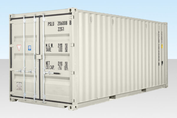 20Ft Versandcontainer (One Trip) – Weiß