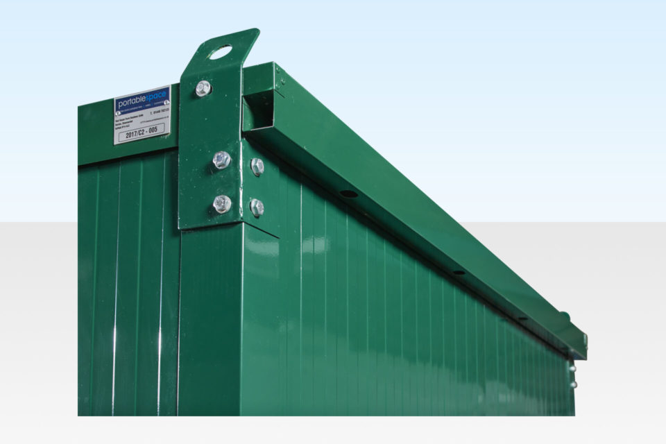 2,3m x 2,3m Flach verpackte Büro Kabine – Bild 4