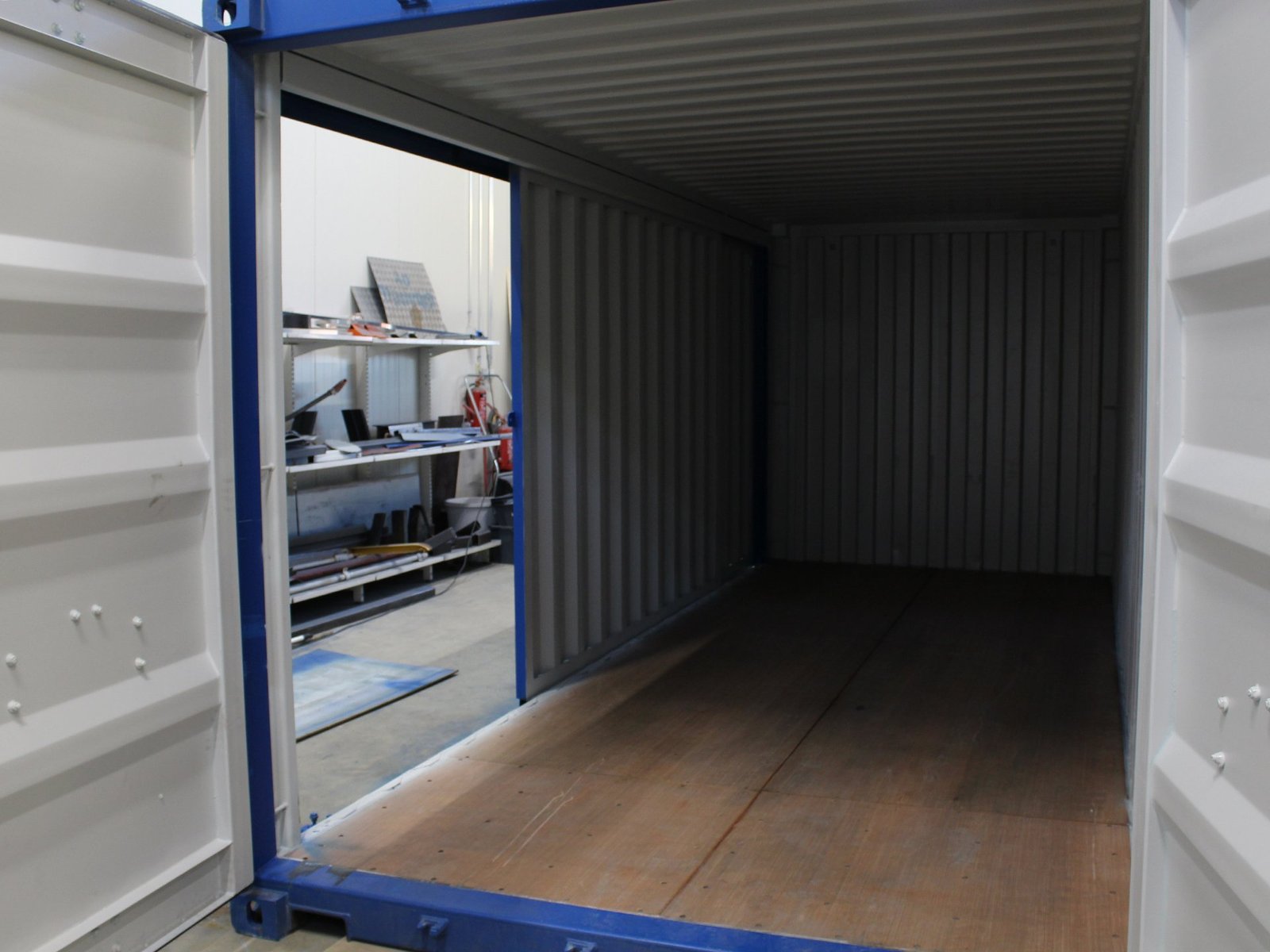 20ft Hi Cube Container (9′ 6″ hoch) geeignet für IBC-Lagerung mit Schiebetür