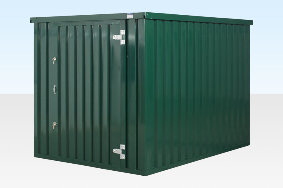 3m x 2,1m Flat Packed Lagercontainer