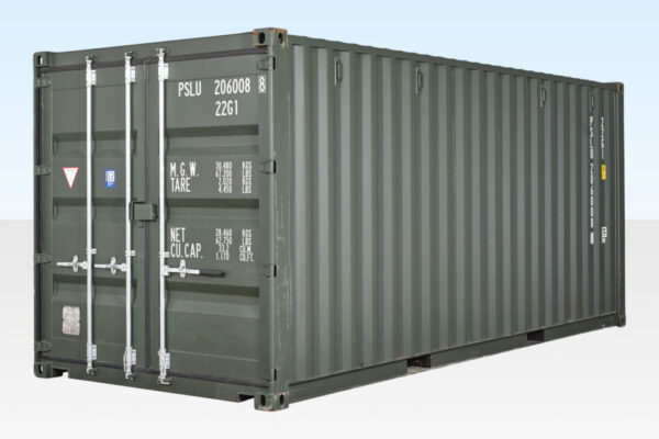 20Ft Versandcontainer (One Trip) – Dunkelgrün