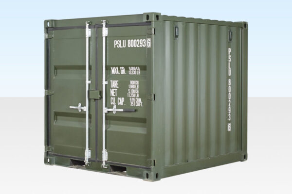 8Ft One Trip Versandcontainer (Grün)