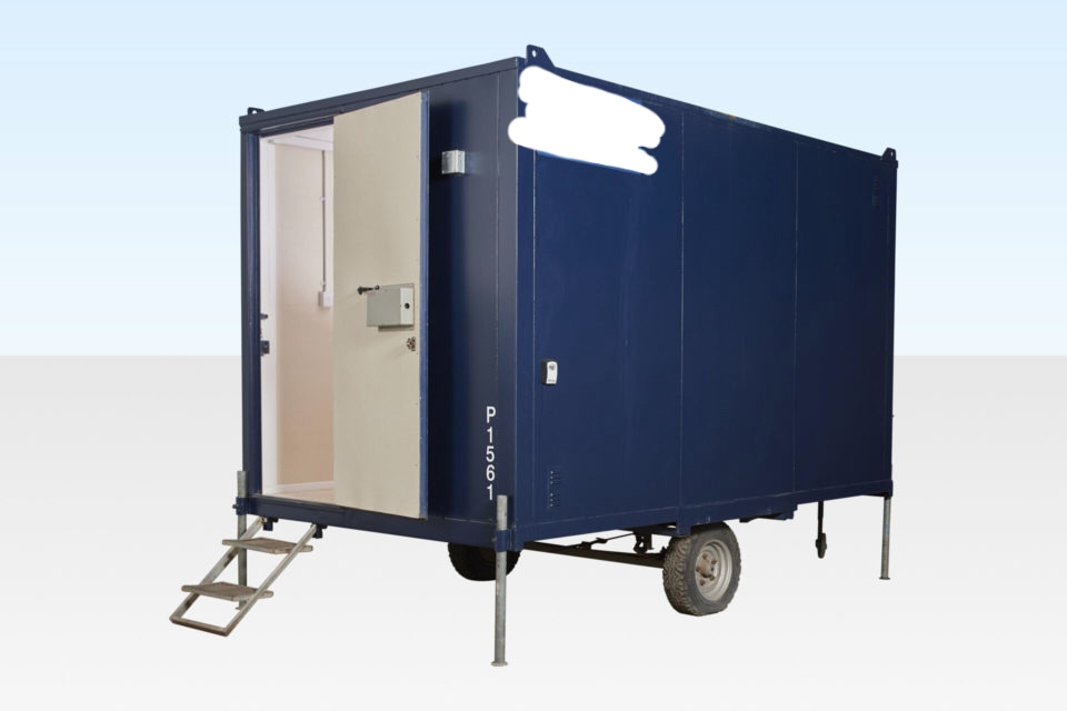 2ft x 7ft 6in Stahl Mobile Anti-Vandal Bürocontainer