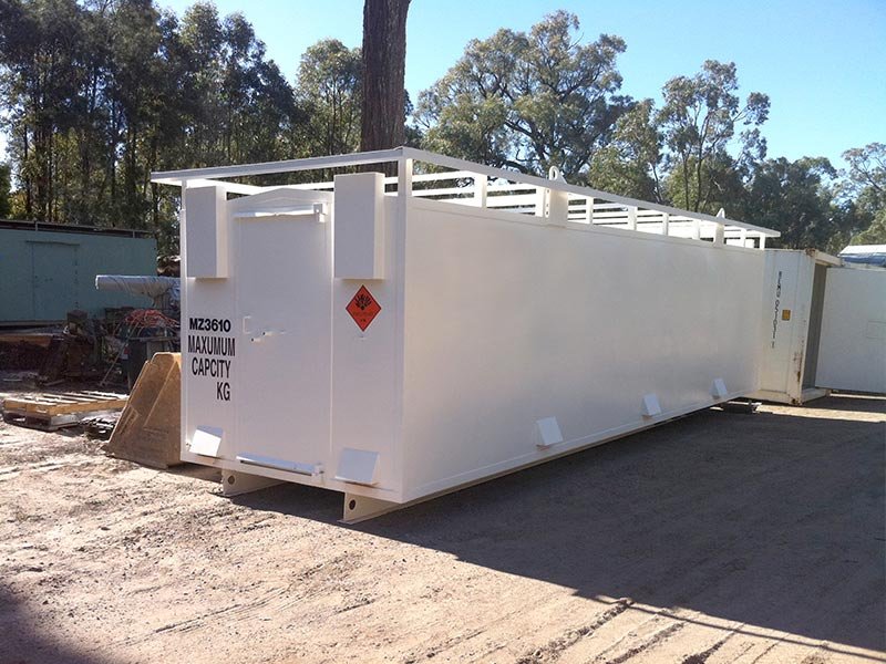 Explosivstoff-Magazine