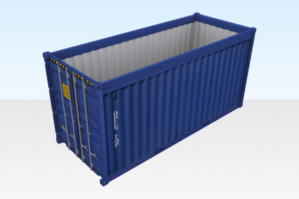20ft X 8ft Gebrauchte Open Top Versandcontainer