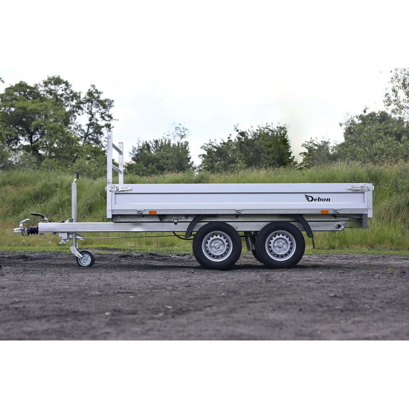 Hydraulischer Kippanhänger PW 1.2 LUX 2T mit Elektro-Schaufel