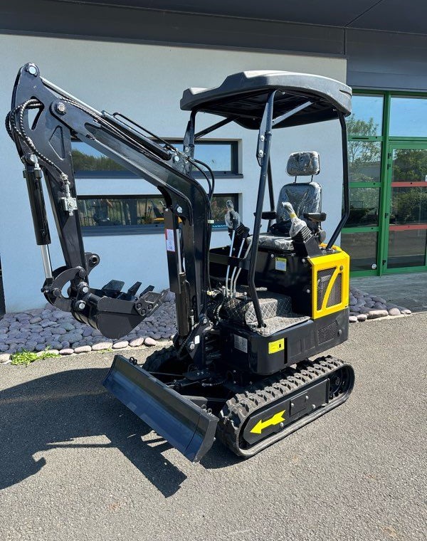 Minibagger JFM15 – Neu, 3 Schaufeln, auf Lager