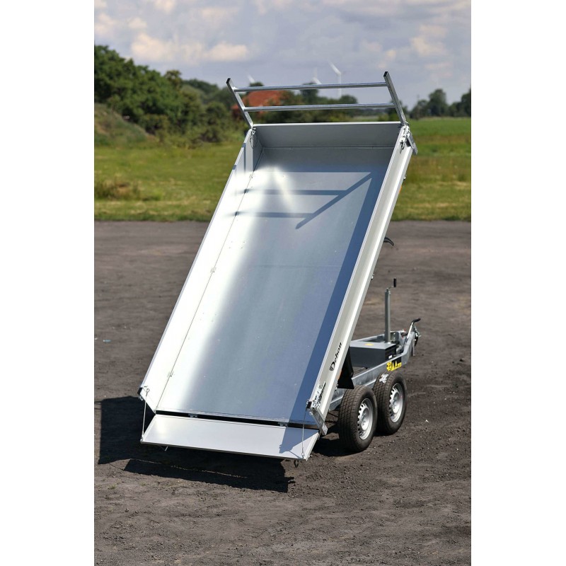 Hydraulischer Kippanhänger PW 1.2 LUX 2T mit Elektro-Schaufel – Bild 2