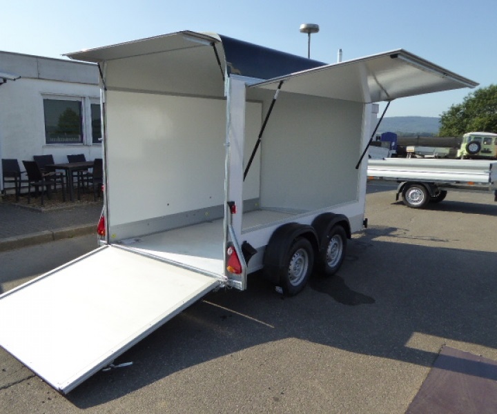 Debon C 500 Kofferanhänger – Sandwich + POLYBUG/-DACH, Verkaufsklappe, Pullmann2-Fahrwerk, 100 km/h – Bild 10