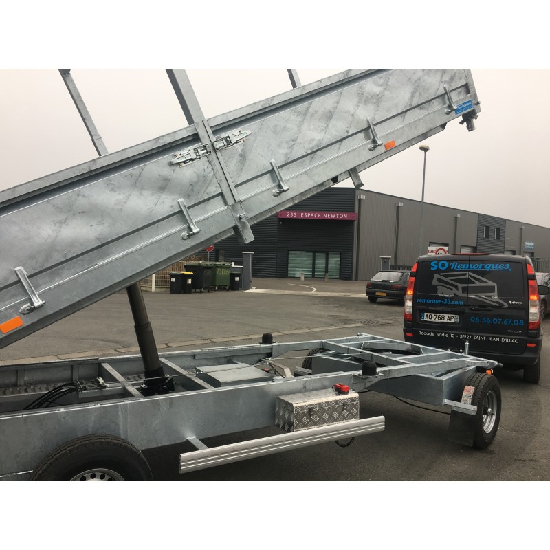 Neuer Hydraulischer Kippanhänger mit Rundvorderachse – Geliefert mit 2 Jahren Garantie – Bild 2